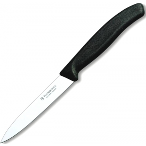 Нож для овощей Victorinox "SwissClassic", цвет: черный, длина лезвия 10 см 6.7703