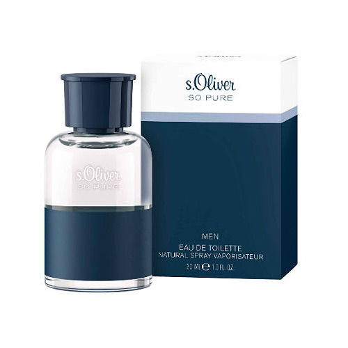  S Oliver So Pure Men - Туалетная вода 50 мл с доставкой – оригинальный парфюм С Оливер Со Пур Мэн