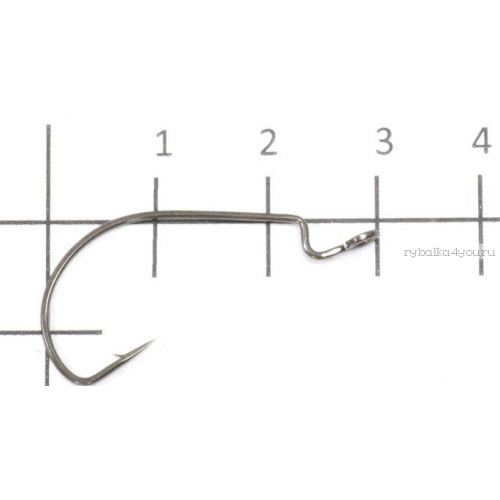 Крючок офсетный Yoshi Onyx Offset Hook Long (BN), BIG EYE (упак. 10шт.) (№ крючка: 5/0)