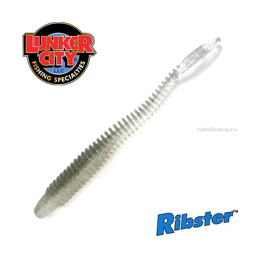 Мягкие приманки Lunker City Ribster 4,5'' 110,25 мм / упаковка 10 шт / цвет: Clearwater Bait #229
