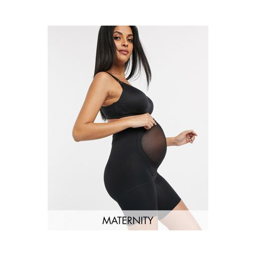 Черные моделирующие шорты Spanx Maternity-Черный цвет