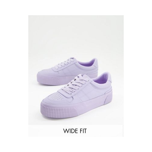 Сиреневые кроссовки для широкой стопы ASOS DESIGN Dekko-Фиолетовый цвет