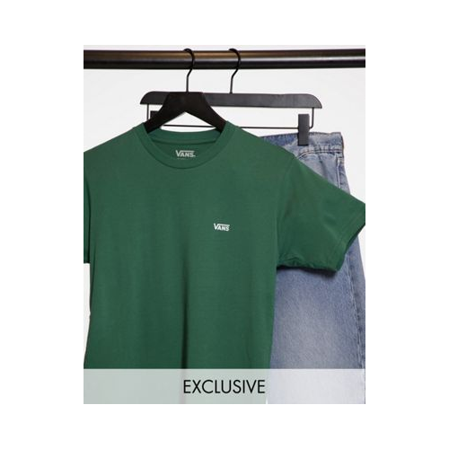 Зеленая футболка с логотипом на груди Vans эксклюзивно на ASOS