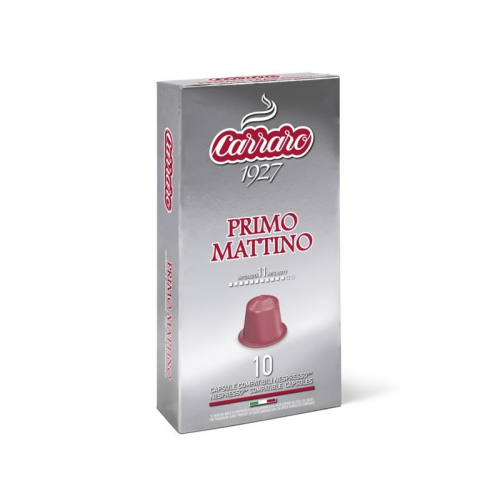 Капсулы для кофемашин Carraro Primo Mattino 10шт стандарта Nespresso