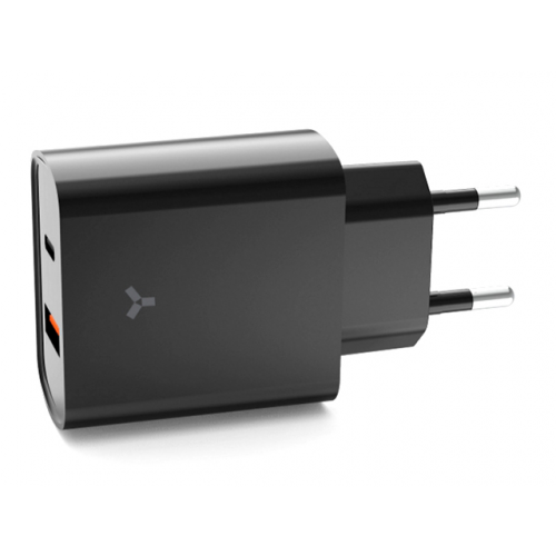 Зарядное устройство AccesStyle Crystal 20WUT USB + Type-C Black