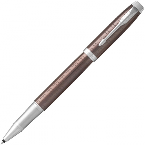 Ручка-роллер parker im premium t324, brown ct
