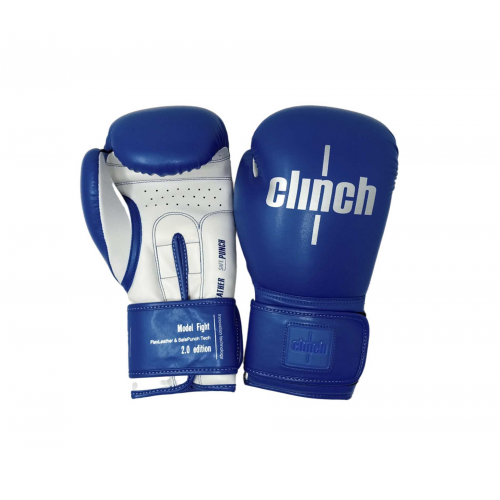 Перчатки боксерские Fight 2.0 сине-белые, 8 унций