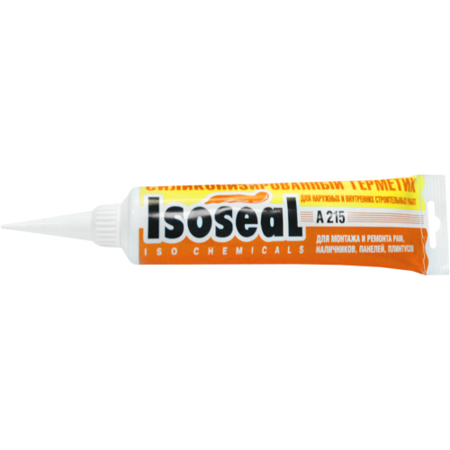 Силиконизированный герметик Iso Chemicals Isoseal A215 Силиконизированный Акрил 115 мл белый