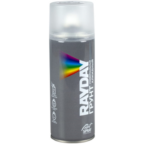 Грунт универсальный алкидный Rayday Paint Spray Professional 520 мл серый