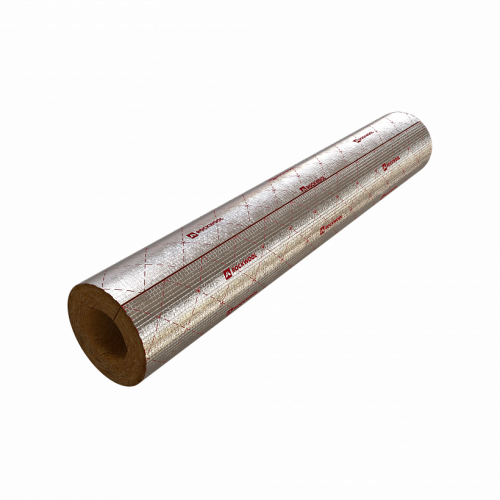 Цилиндр навивной гидрофобизированный Rockwool 100 d219/25 мм фольга алюм