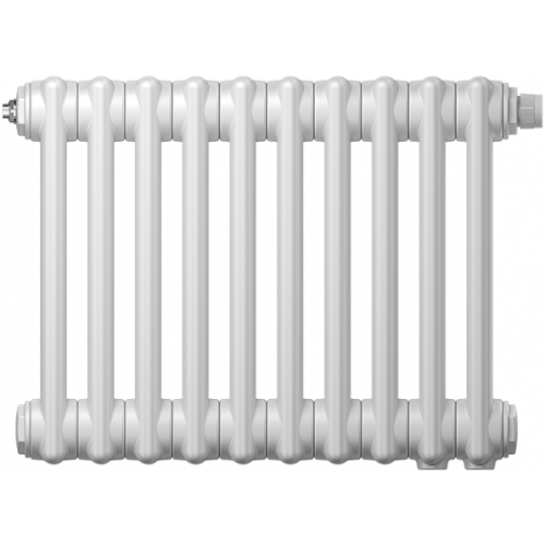 Радиатор трубчатый Zehnder Charleston Retrofit 2056/10 10 секций 466*558*62 мм белый RAL9016 боковое G1/2
