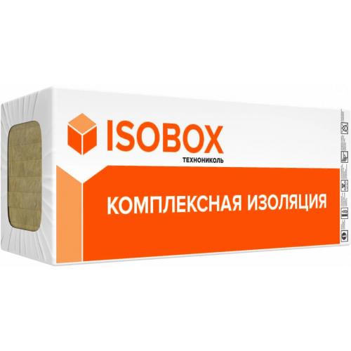 Плита минераловатная Технониколь Isobox Инсайд 0.6*1.2 м