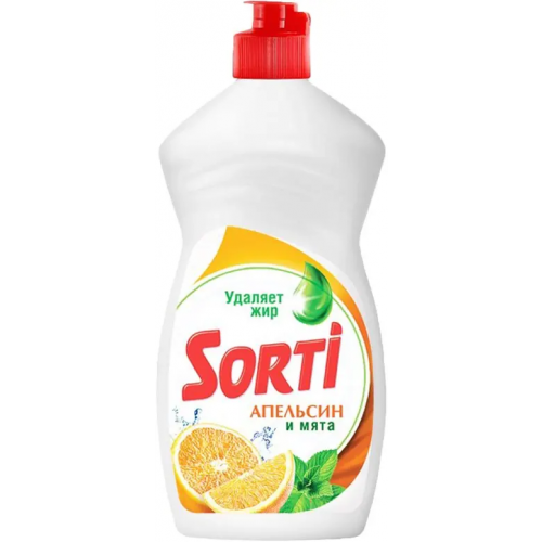 Средство для мытья посуды Sorti Апельсин и Мята 450 г