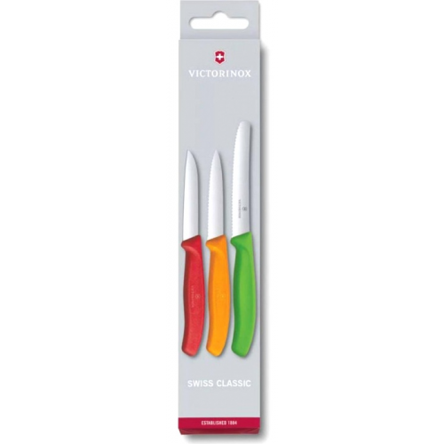 6.7116.32 Набор кухонных ножей victorinox, 3 предмета, разноцветный Victorinox